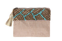 Gemstone Sparkle: The Linen Clutch with Fairouz Stones
