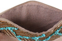 Gemstone Sparkle: The Linen Clutch with Fairouz Stones