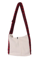 "Sphinx Whisper" - Hand Embroidered Cross Bag