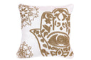 "Golden Hamsa Serenity Cushion"