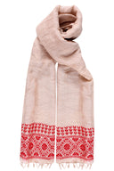 Artisan Linen Embroidered Scarf – North Sinai