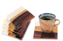 Natural Fusion: Wood and Epoxy Resin Coasters