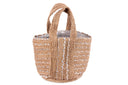 Sandsational Style: The Burlap Sequined Beach Bag (Small)