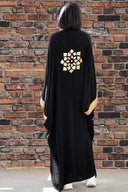 Golden Glory: The Elegant Islamic Kaftan in Black