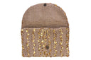 "Radiant Braided Elegance: The Envelope Clutch"