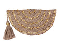 Half-Moon Handiwork: The Hand-Braided Glittery Clutch