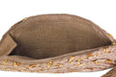 Half-Moon Handiwork: The Hand-Braided Glittery Clutch