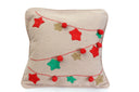 Celestial Comfort: Star-Studded Cushion with a touch of Gold