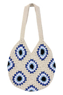Hand-Crocheted EYE Tote Bag