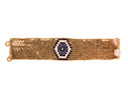 "Midnight Gaze Hand-Beaded Bracelet"