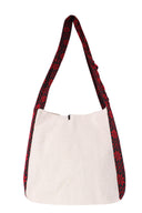 "Ankh Essence" - Hand-Embroidered Cross Bag