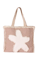 "The Hand-Embroidered Star Fish Tote Bag"