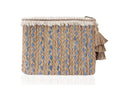 "All I Need" Summer Pouch in Denim