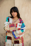 Egyptian Handmade Patchwork Kimono - Bohemian Style (SHORT)