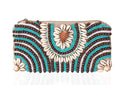 "The BIG Shell Clutch" in Blue
