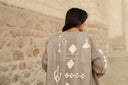 "Tales Woven Linen Kaftan"
