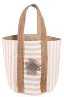 Sandsational Style: The Linen Beach Bag Sparkle
