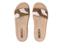 Golden Pearl Band Slipper