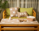 Hand-Embroidered Star Fish Table Runner