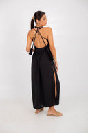 Sunkissed Allure: The Backless Wonder Dress