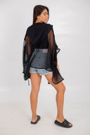 "Breezy Bohemian Bliss: The Netted Poncho"