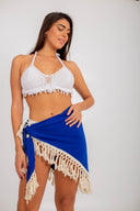 "Airy and Elegant: Voile Beach Wrap"