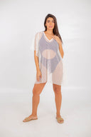 "Sheer Delight: Netted Cover-Up"
