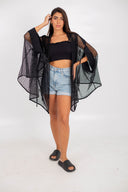 "Breezy Bohemian Bliss: The Netted Poncho"