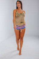 "Color Burst: Multi-Colored Hot Shorts"