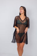 "Sheer Delight: Netted Cover-Up"