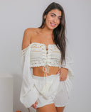 "Knit Wit: Boho Knitted Top"