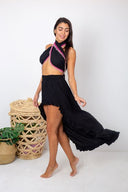 "Long and Short of It: High-Low Skirt"