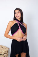 "Wrap It Up: Beaded Edge Scarf Top"