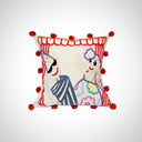 خداديه "البرقع" كتان بالحشو 42*42سم