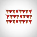 "Khayameya's Elegance: A Garland Flag"