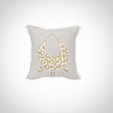 "Design Delight: Decorative Linen Cushion"