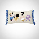 ليلى الكيبيرا (كاهوجي) بالكتان مع شرابات، الحجم: 48x30cm
