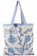 Timeless tote is always in style! The intricate pomegranate embroidery adds a touch of style
