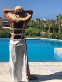 Sunkissed: Backless Dress for a Beachy Day