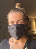 Black mask for adults.