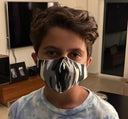 V-shaped Army mask with 2 layers fabric + a filter in the middle