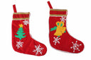 Embroidered Christmas stocking (price per piece)
