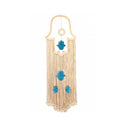 Dreamcatcher with dangling khayameya tassels & epoxy resin "Kaf"   Size 75cm