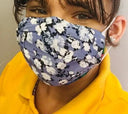 Floral Mask for children. Masks are composed of 3 layers including a filter and a nose support