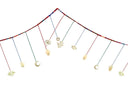 "Copper Delight: Decoration Garland with Ornaments" (4meters)