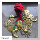 "Copper Delight: Decoration Garland with Ornaments" (4meters)