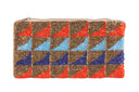 Triangle Tango Hand-beaded Clutch