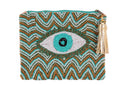 The All-Seeing Eye Clutch: A Hand-Beaded Work of Art in Every Detail