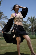 "Knit Wit: Boho Knitted Top"